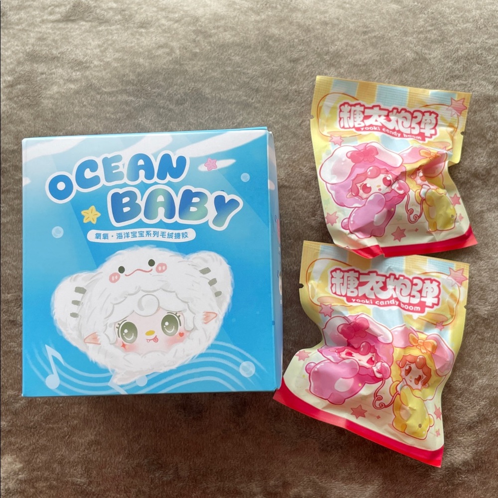 3pc LOT •OCEAN BABY• + Yooki Candy Boom >> unopened NIB NWT
